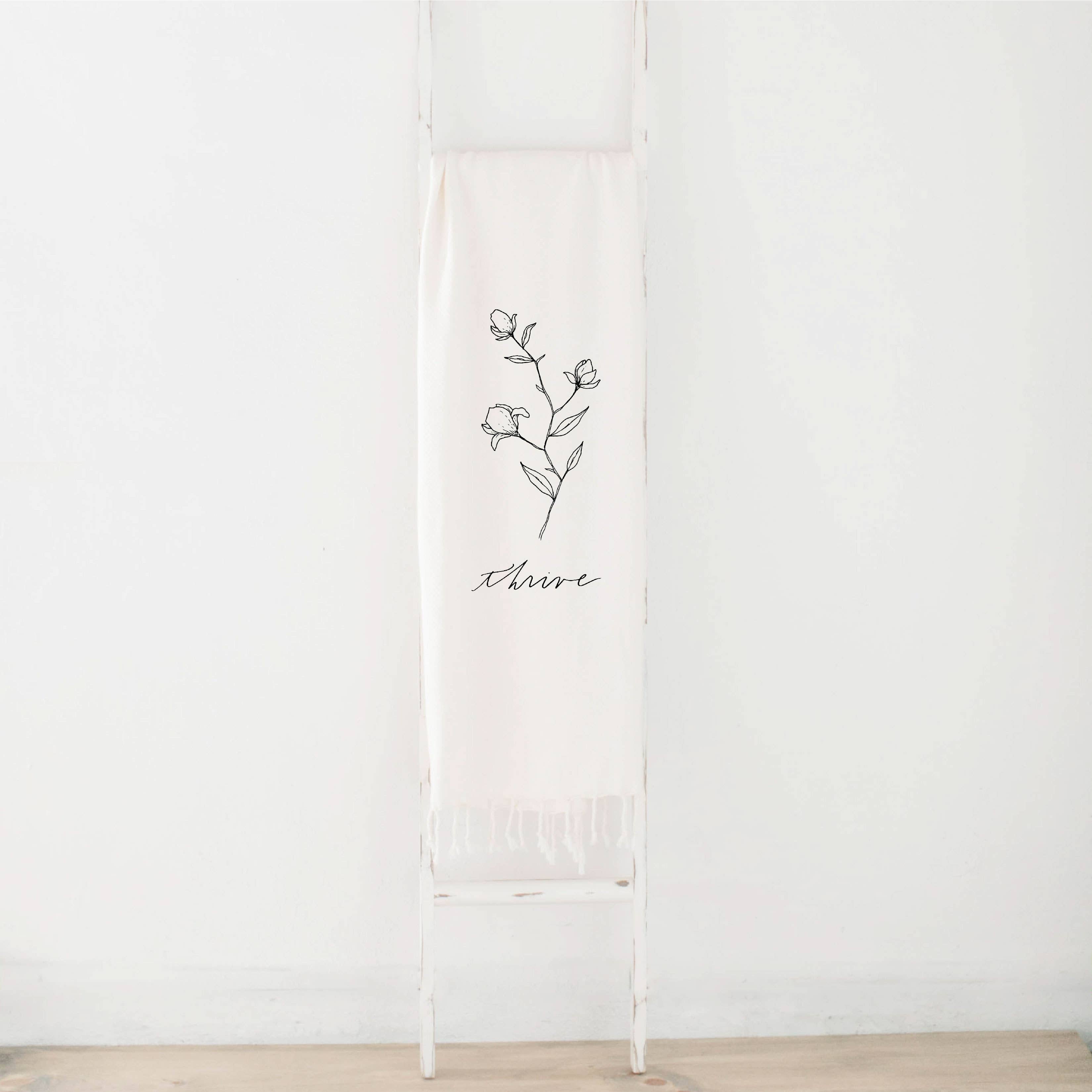 Throw Blankets - Thrive Wildflower