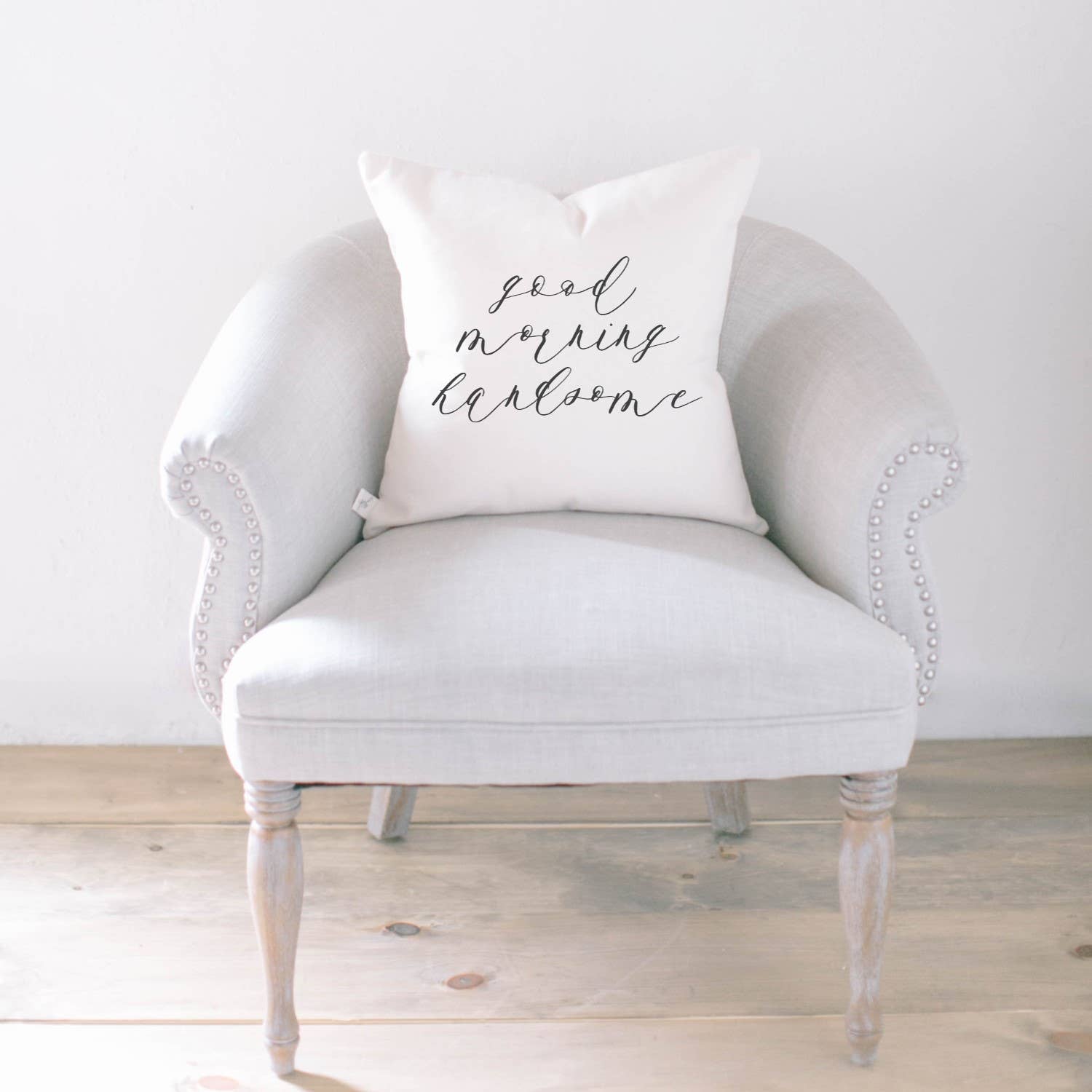 Throw Pillows - Good Morning Handsome