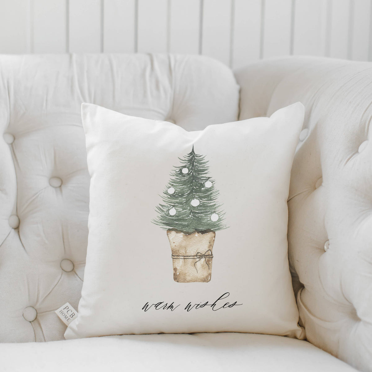 Throw Pillows - Warm Wishes Watercolor