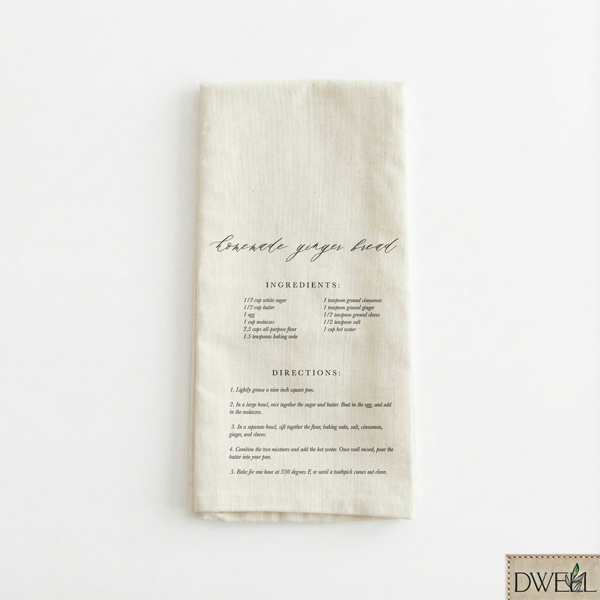 Tea Towel - Homemade Ginger Bread