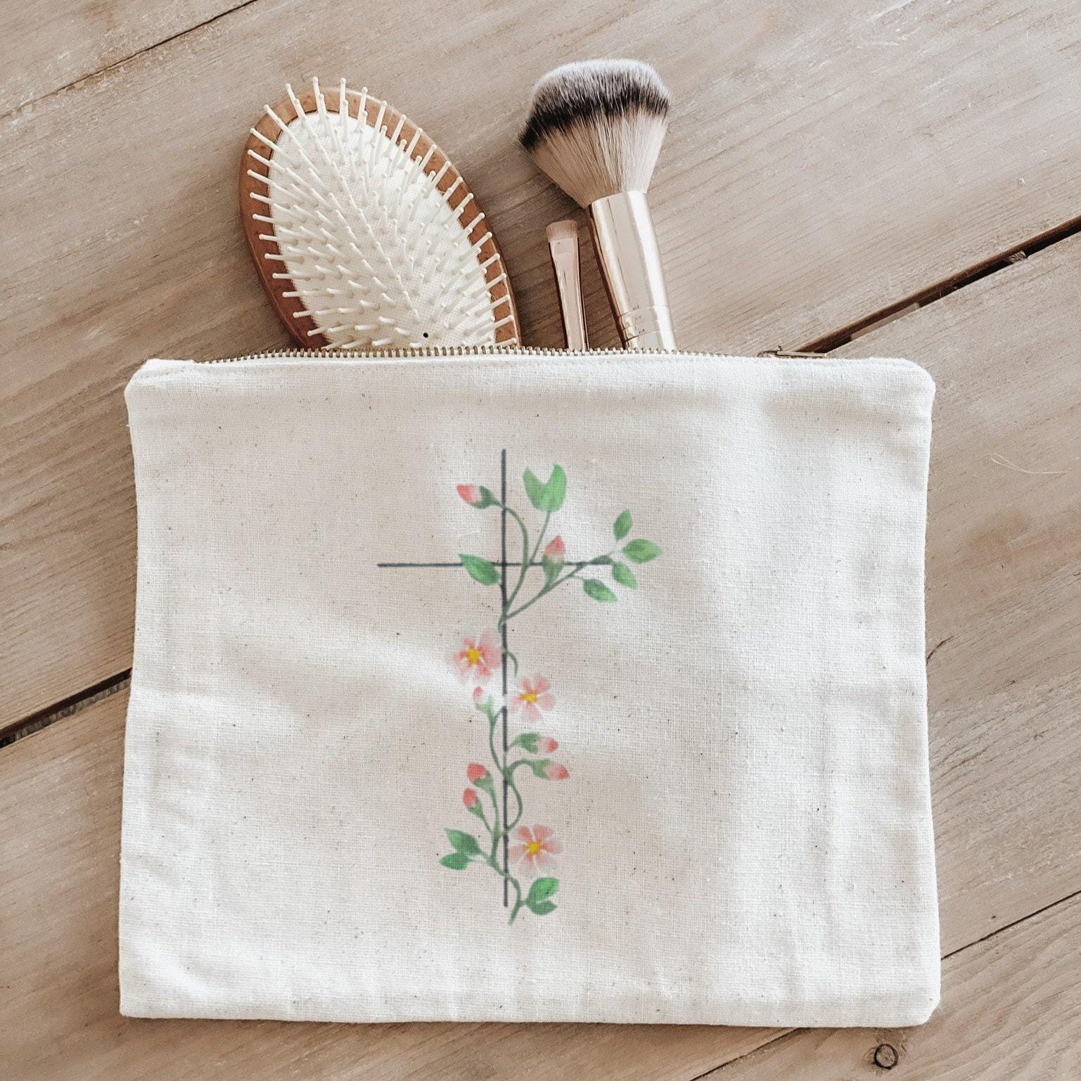 Makeup Bags - Spring Cross