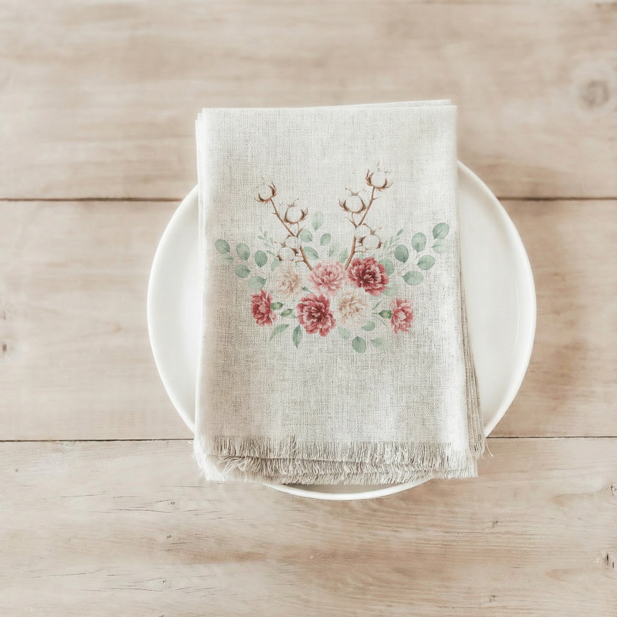 Napkins - Spring Cotton Bouquet