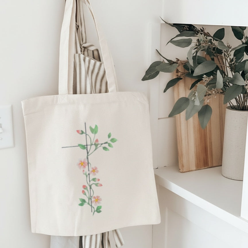 Tote Bags - Spring Cross