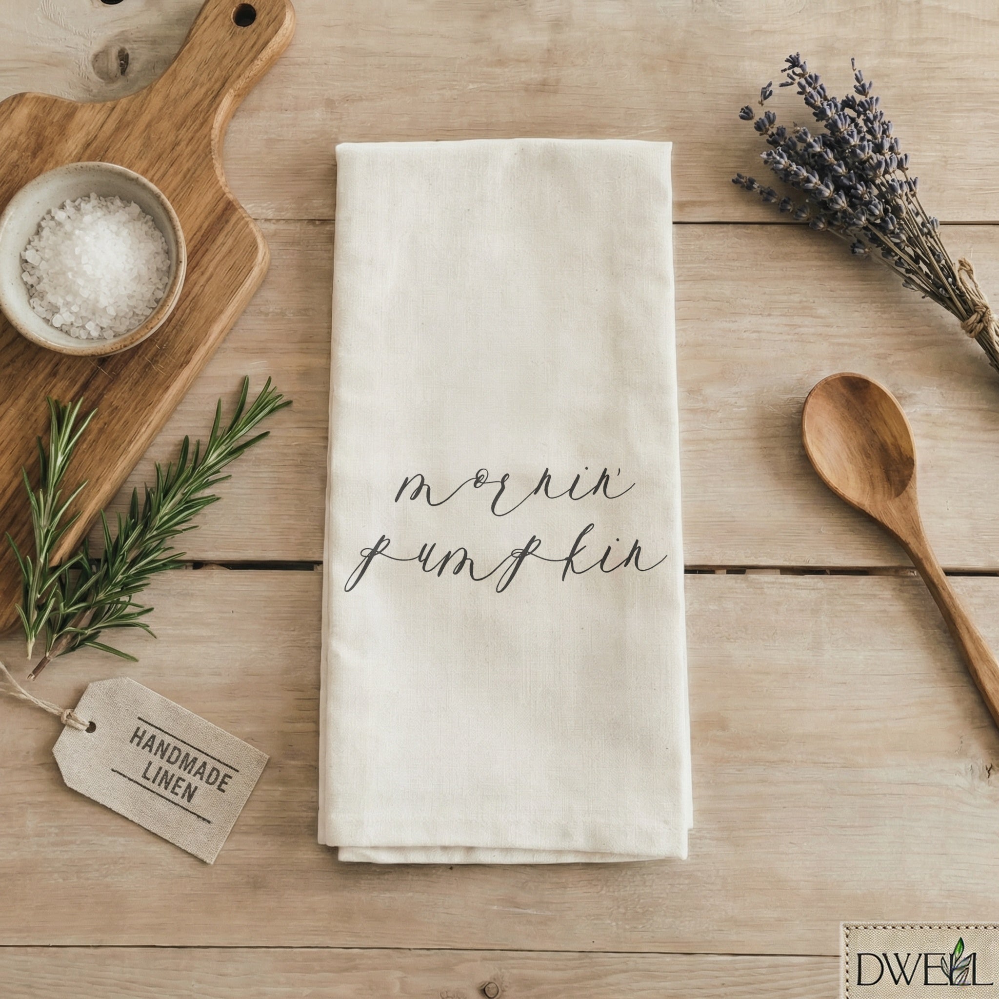 Tea Towel - Mornin Pumpkin