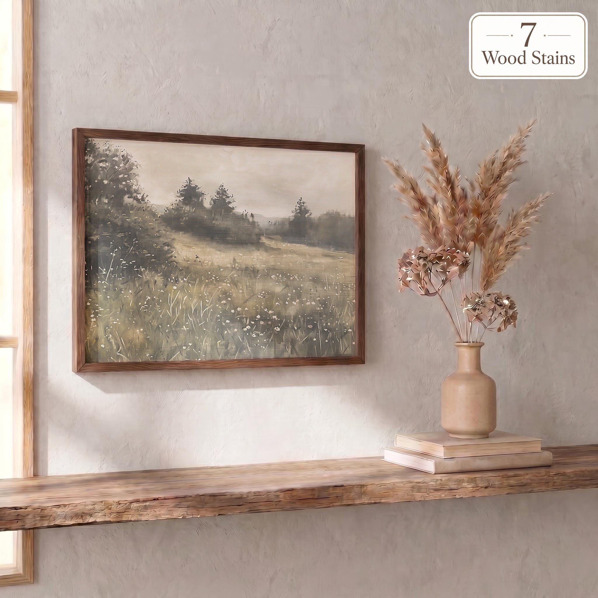 Wooden Frames - Evergreen Field