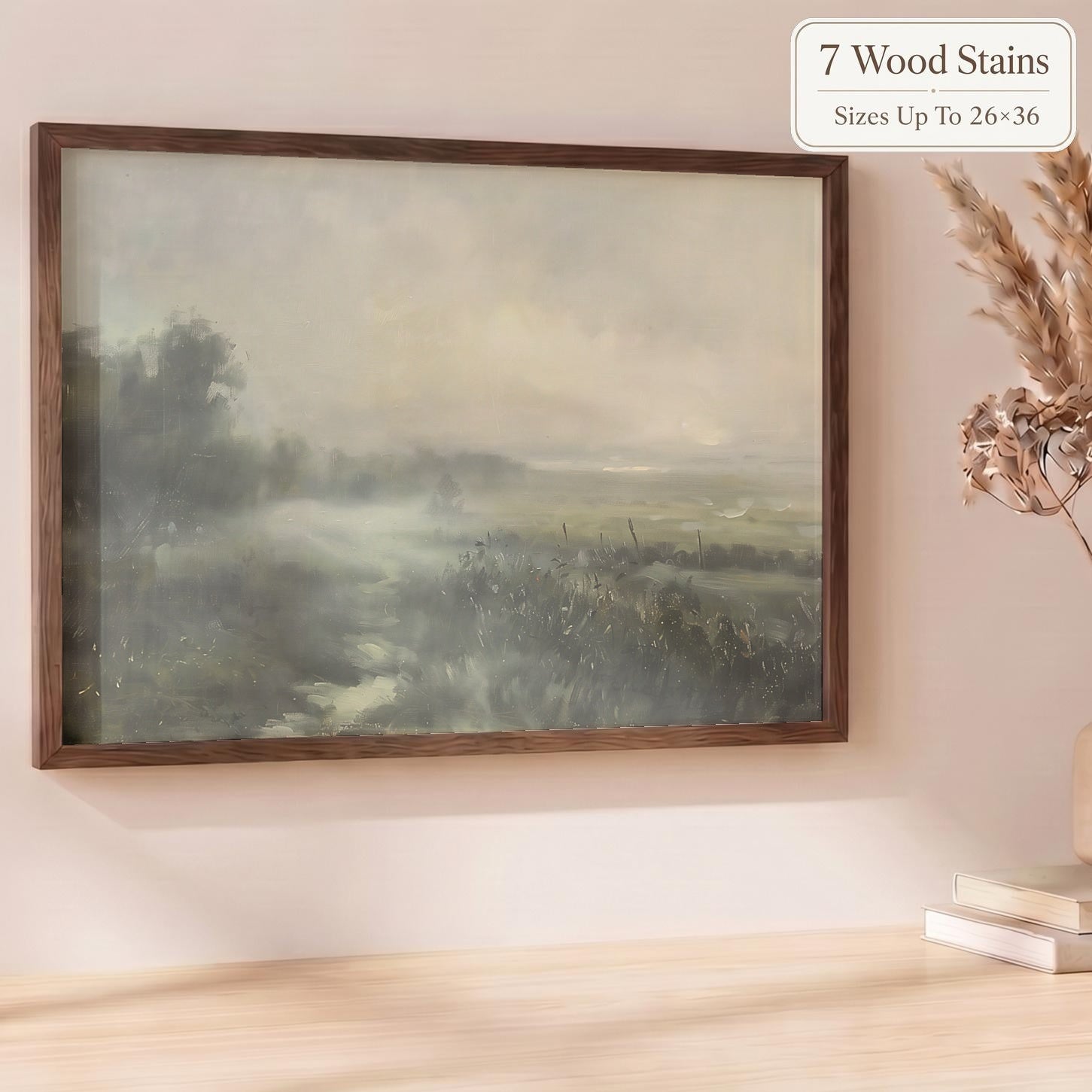 Wooden Frames - Cool Toned Haze
