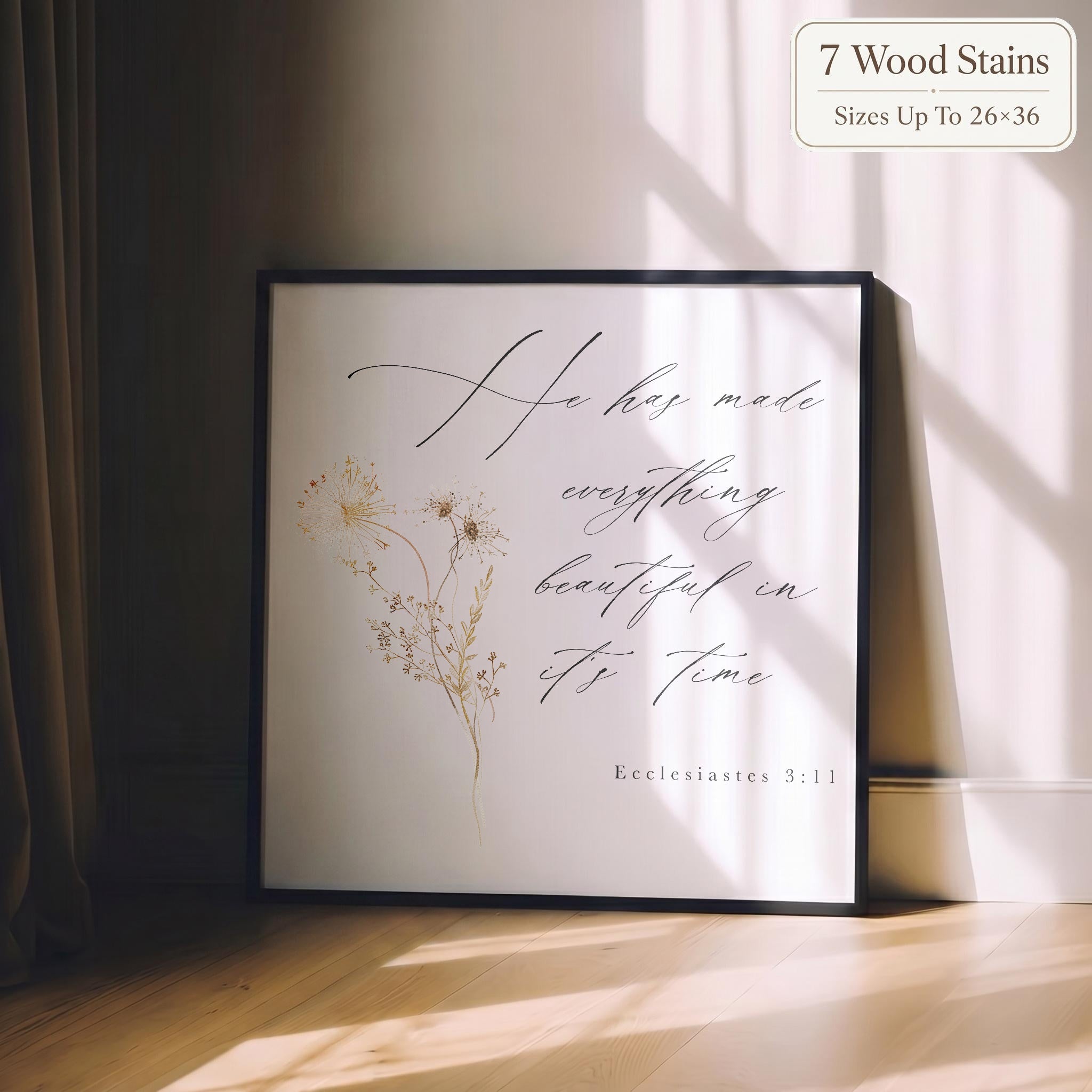 Wooden Frames - Ecclesiastes 3