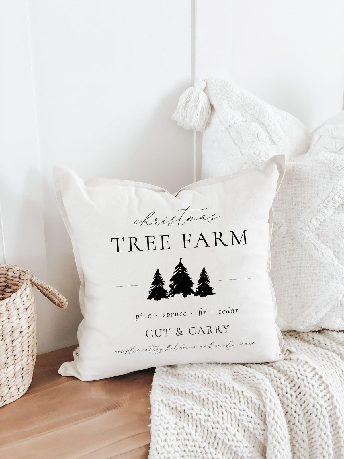 Throw Pillows - Tree Farm