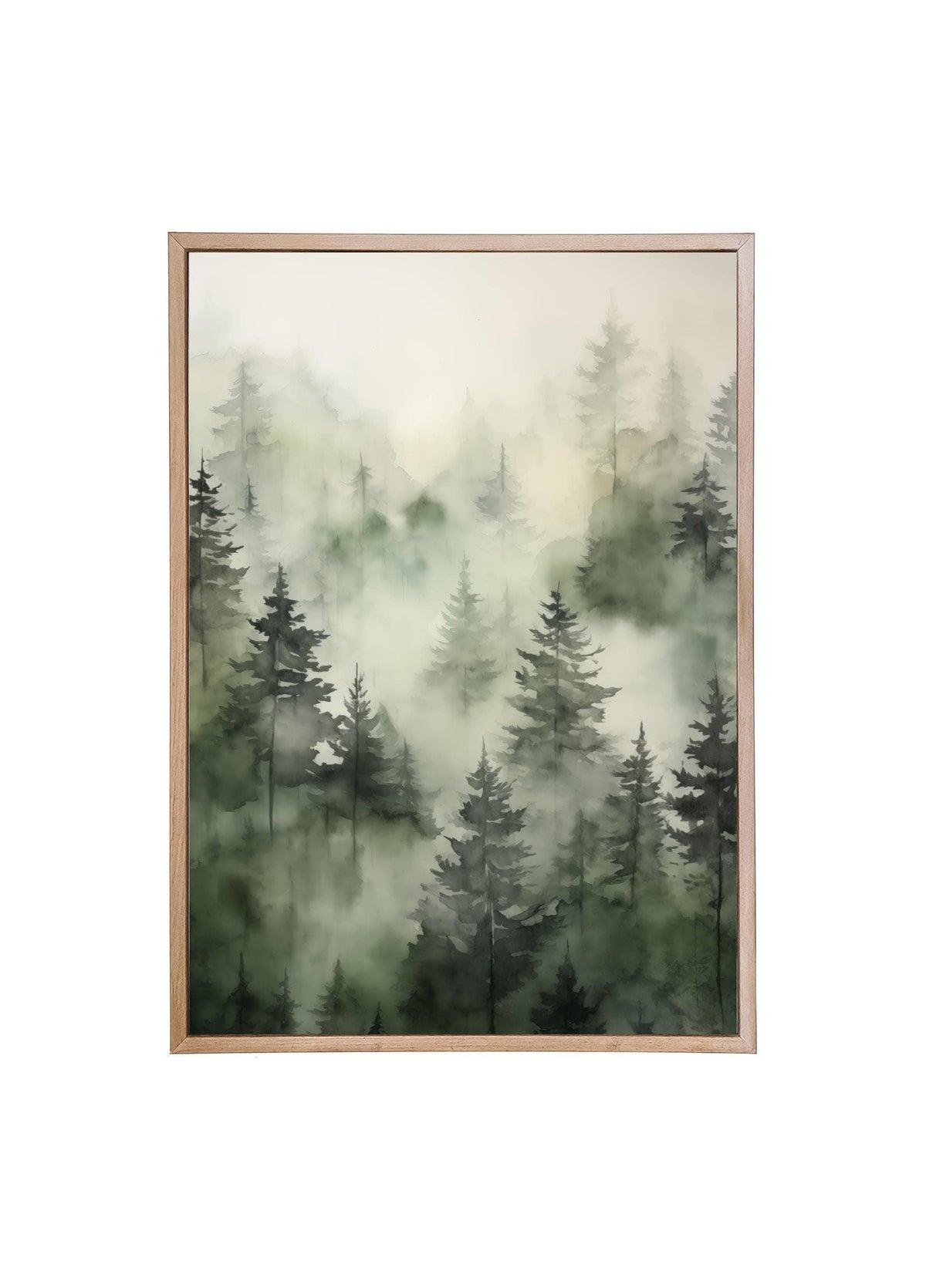 Wooden Frames - Shades of Green