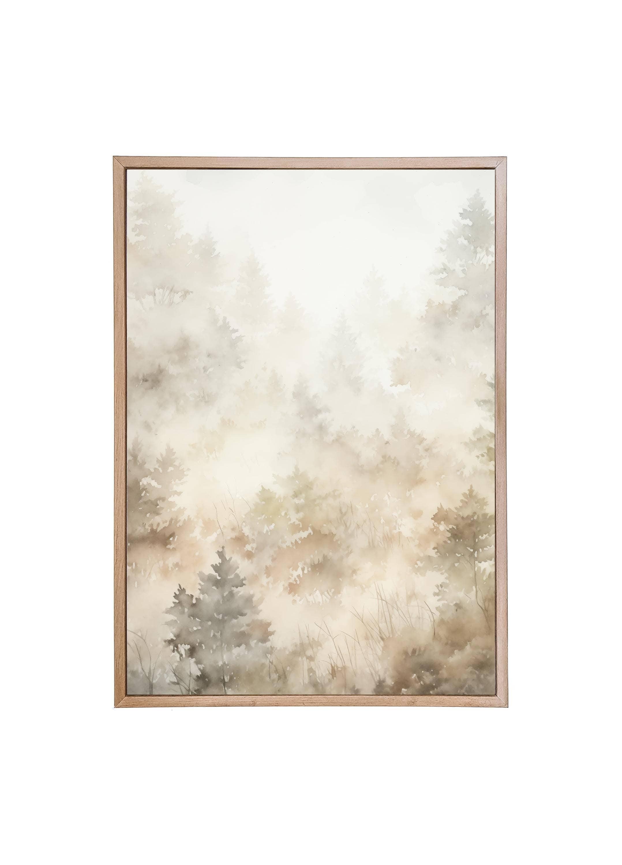 Wooden Frames - Neutral Tree Pattern