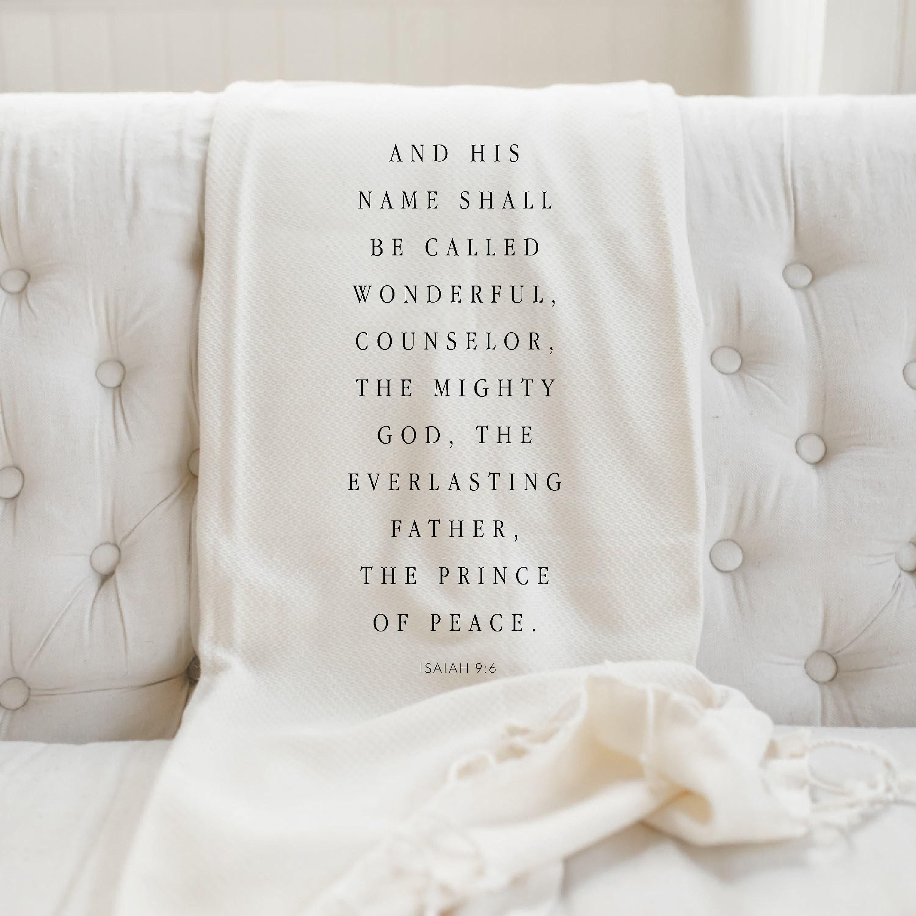Throw Blankets - Isaiah 96