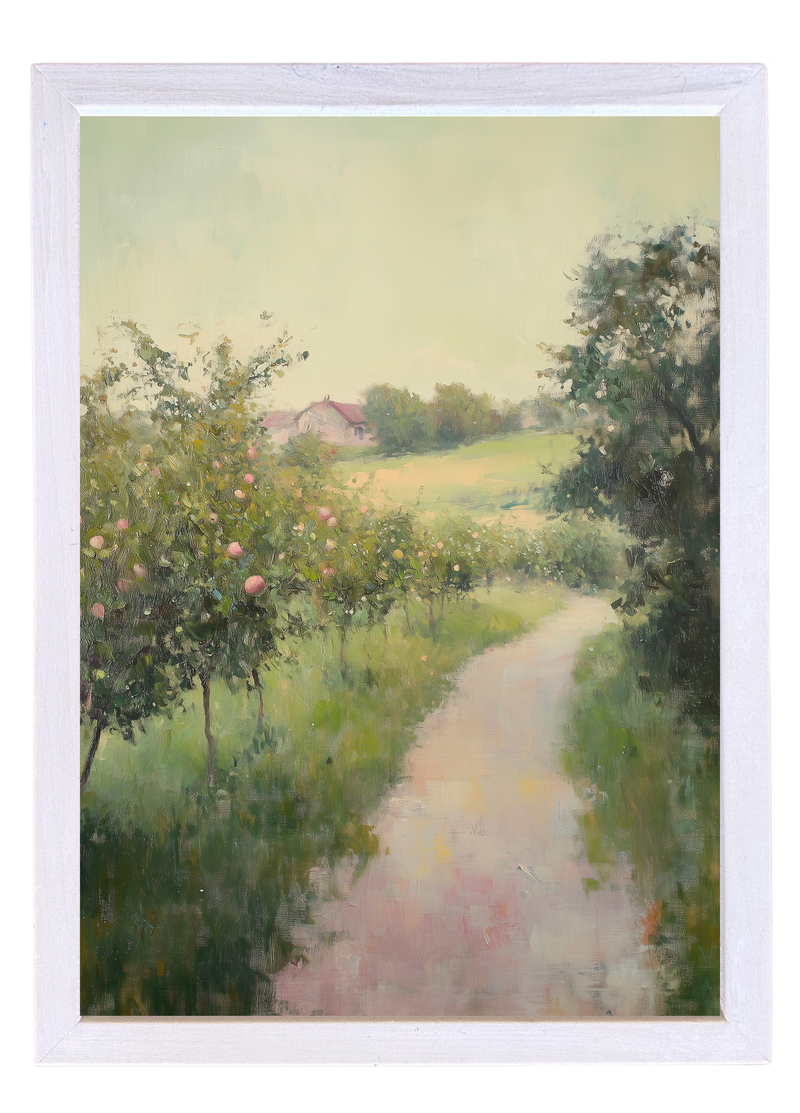 Blooming Lane Wood Framed Print