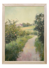 Blooming Lane Wood Framed Print