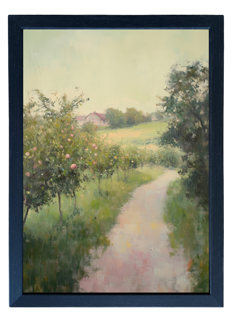 Blooming Lane Wood Framed Print