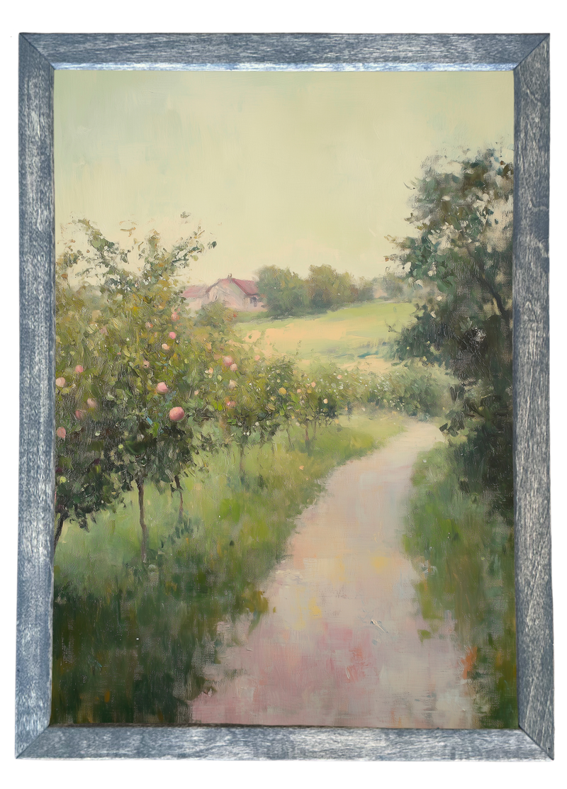 Blooming Lane Wood Framed Print