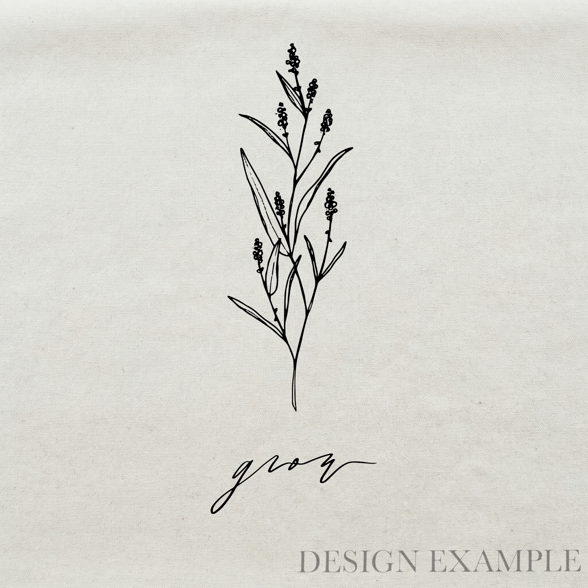 Tea Towel - Grow Wildflower
