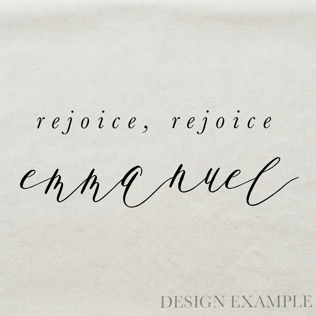 Tea Towel - Rejoice Rejoice Emmanuel