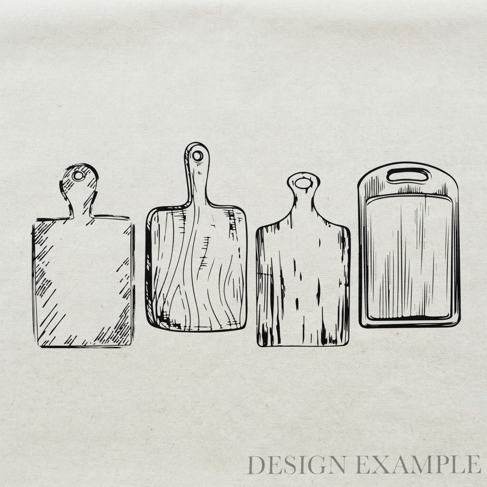 Tea Towel - Cutting Boards