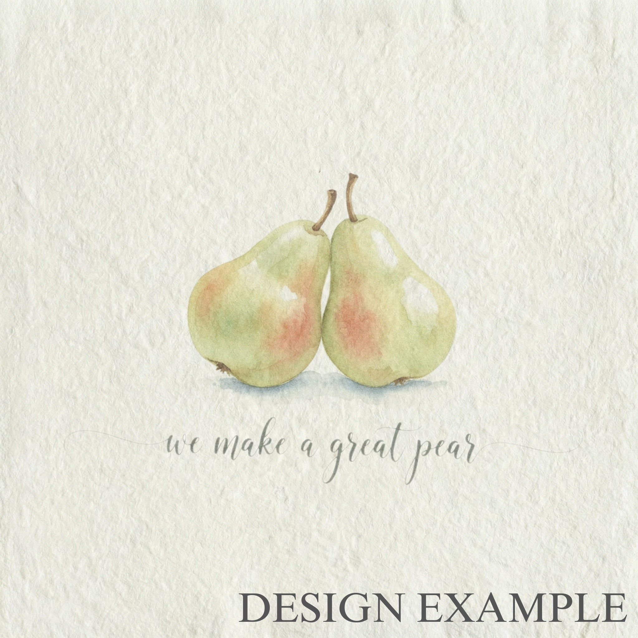 Glass Table Frames & Cards - A Great Pear