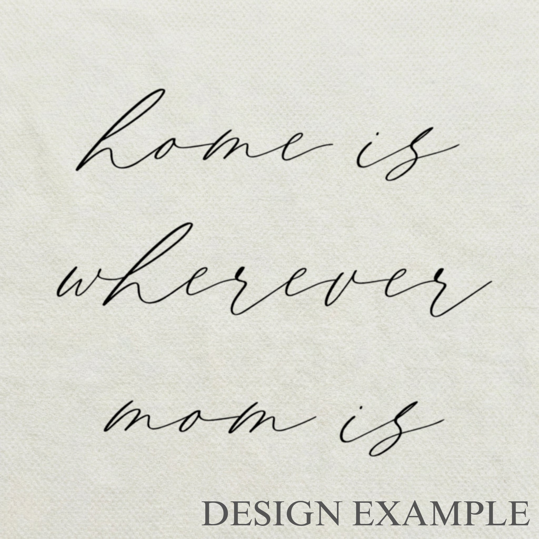 Throw Blankets - Home is Wherever Mom is