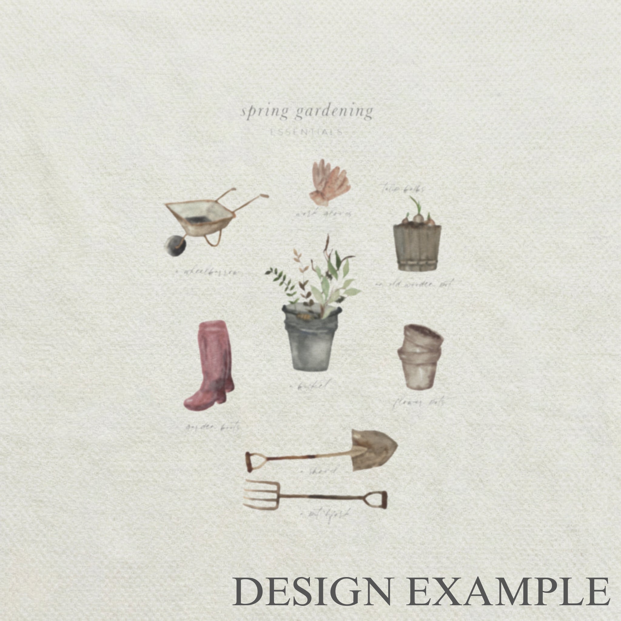 Throw Blankets - Garden Essentials Watercolor