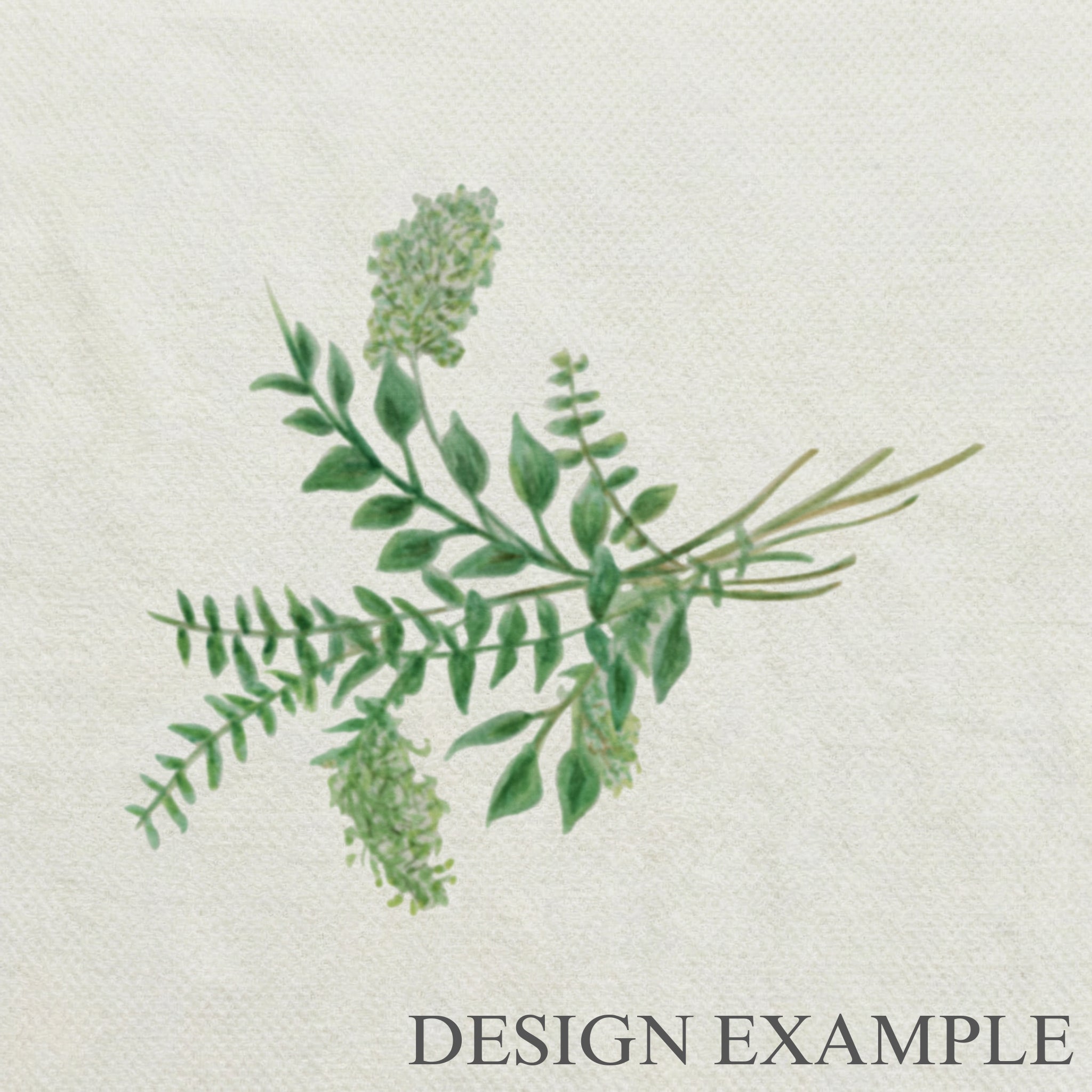 Throw Blankets - Eucalyptus Bunch Watercolor