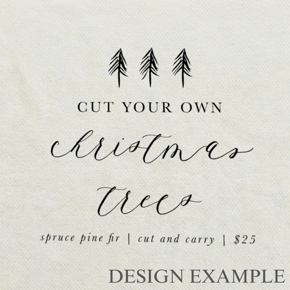 Throw Blankets - Cut Your Own Christmas Tree