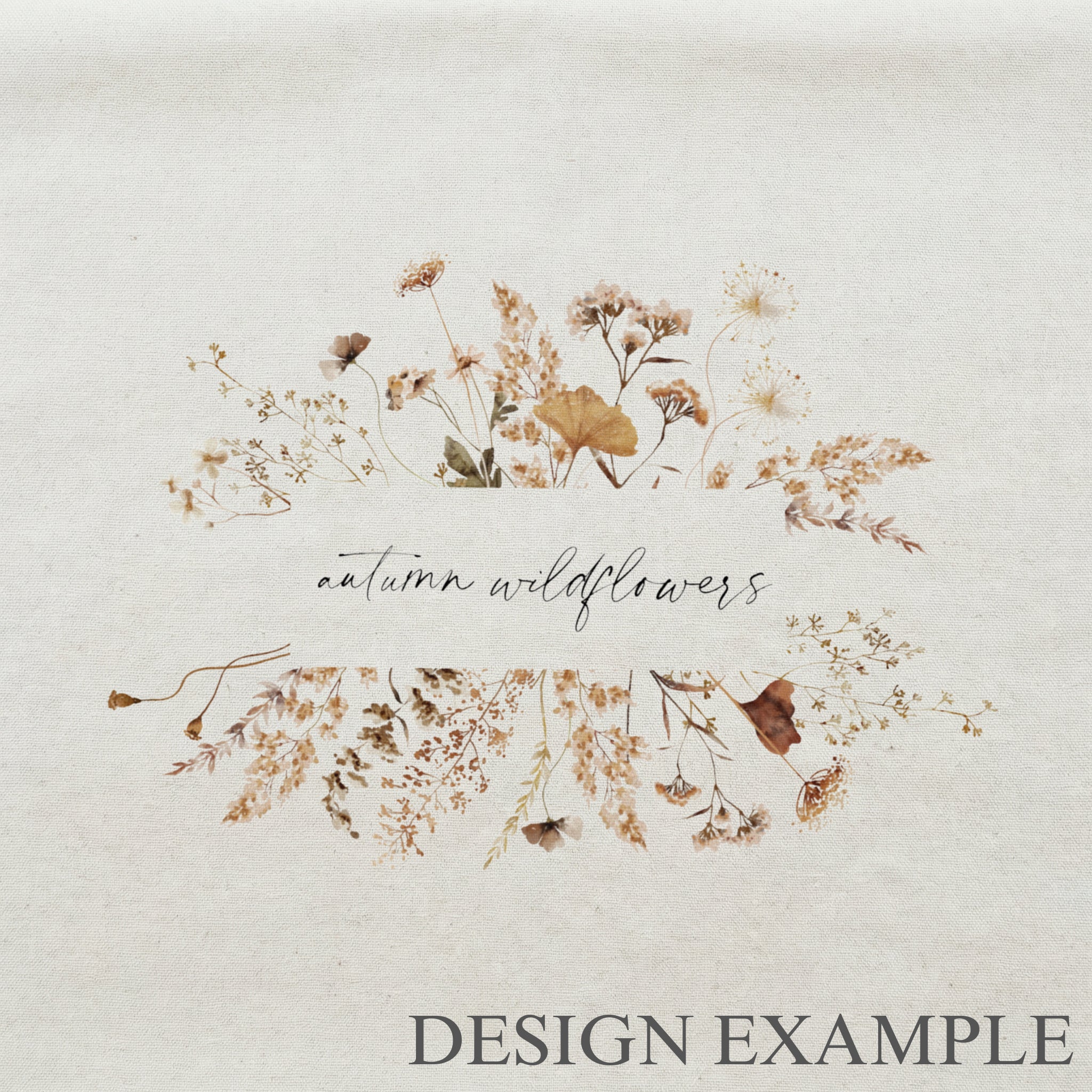 Throw Pillows - Autumn Wildflowers