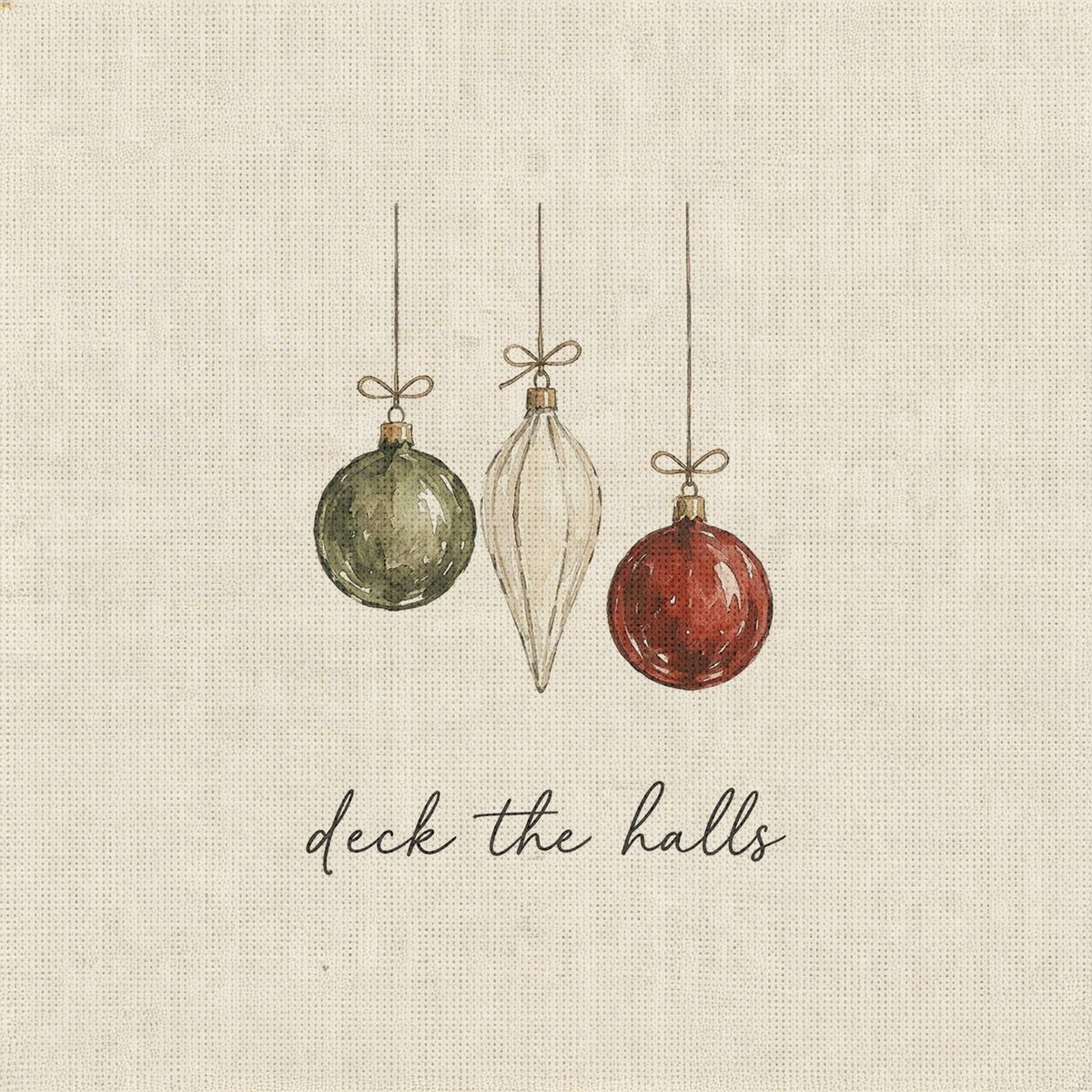 Deck the Halls Christmas Wine Bottle Gift Bag