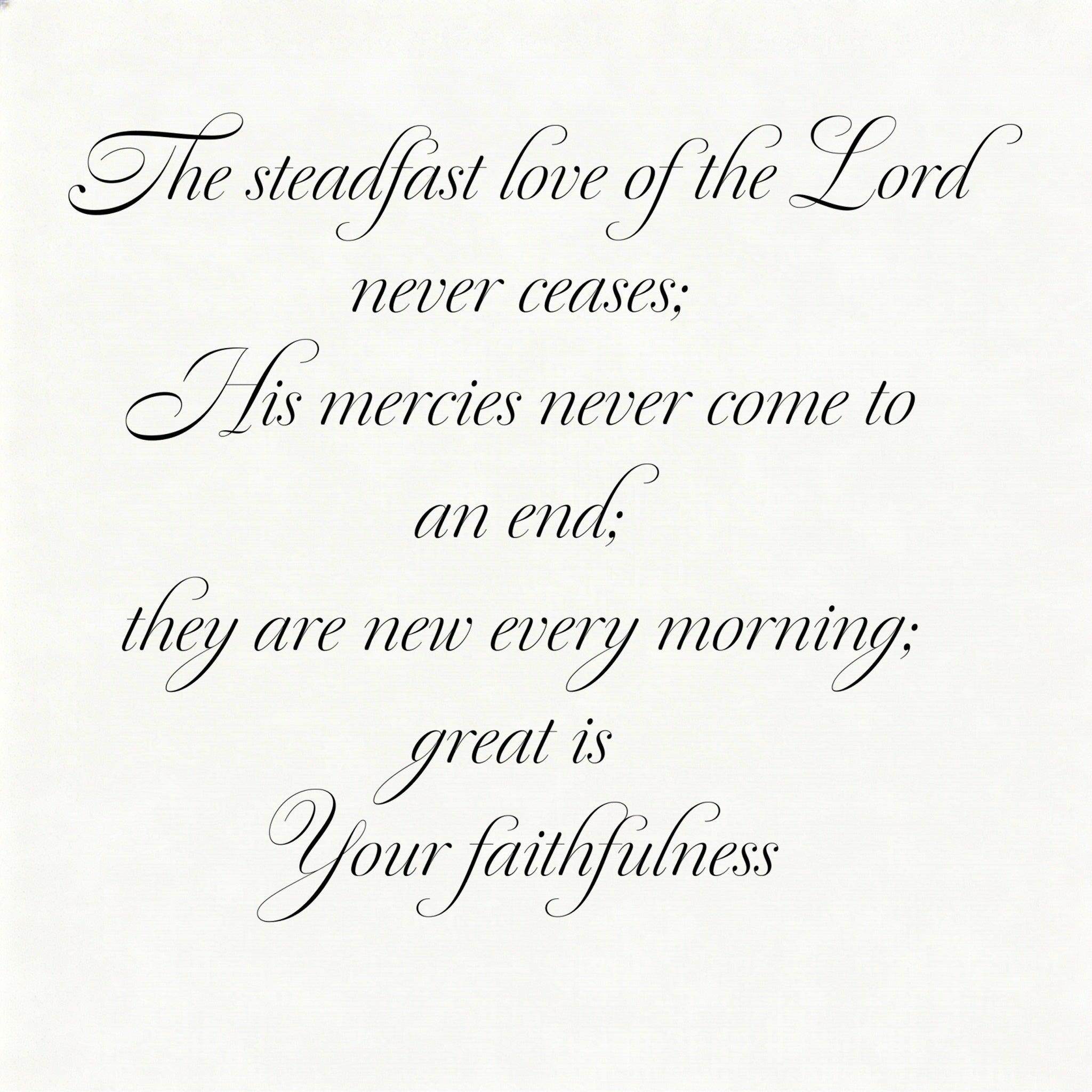 Wooden Frames - The Steadfast Love of the Lord
