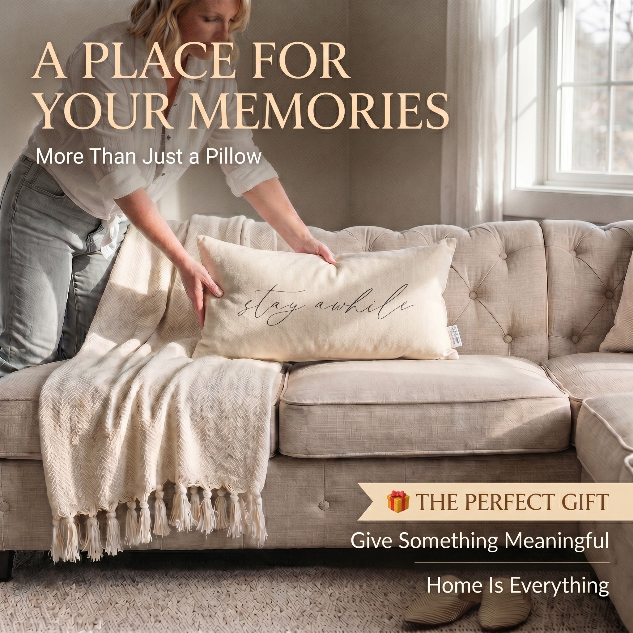 Lumbar Pillows - Stay Awhile