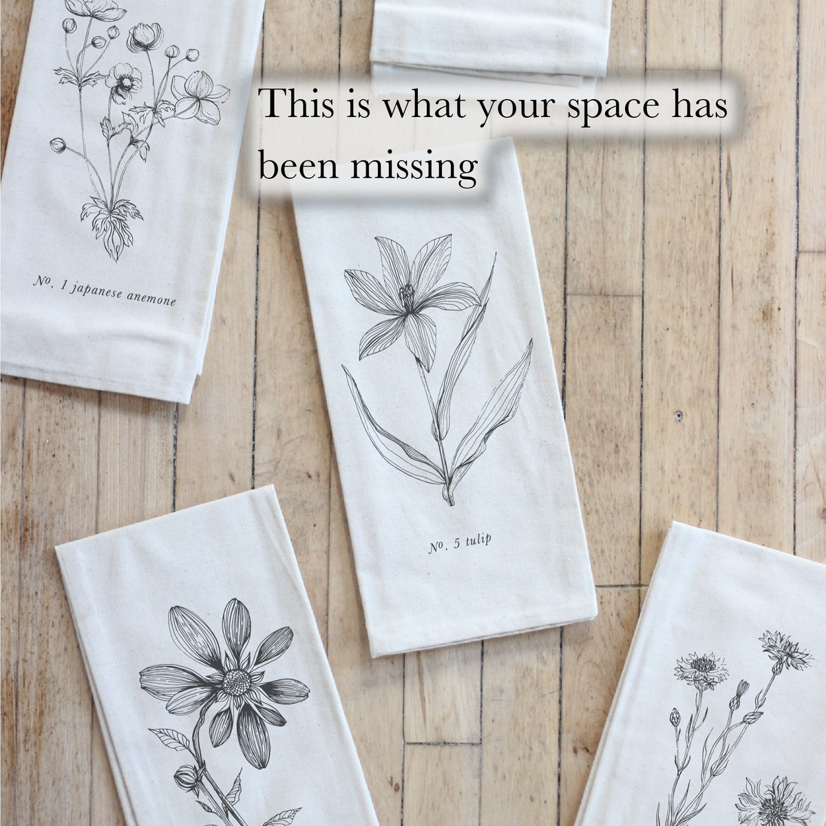 Tea Towel - Mistletoe Christmas