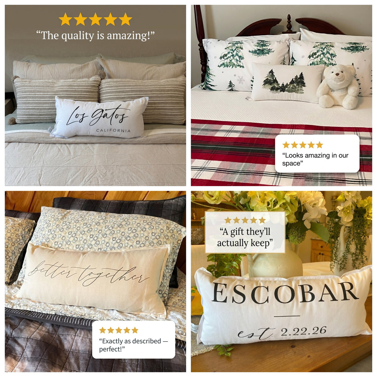 Lumbar Pillows - It's The Most Wonderful Time