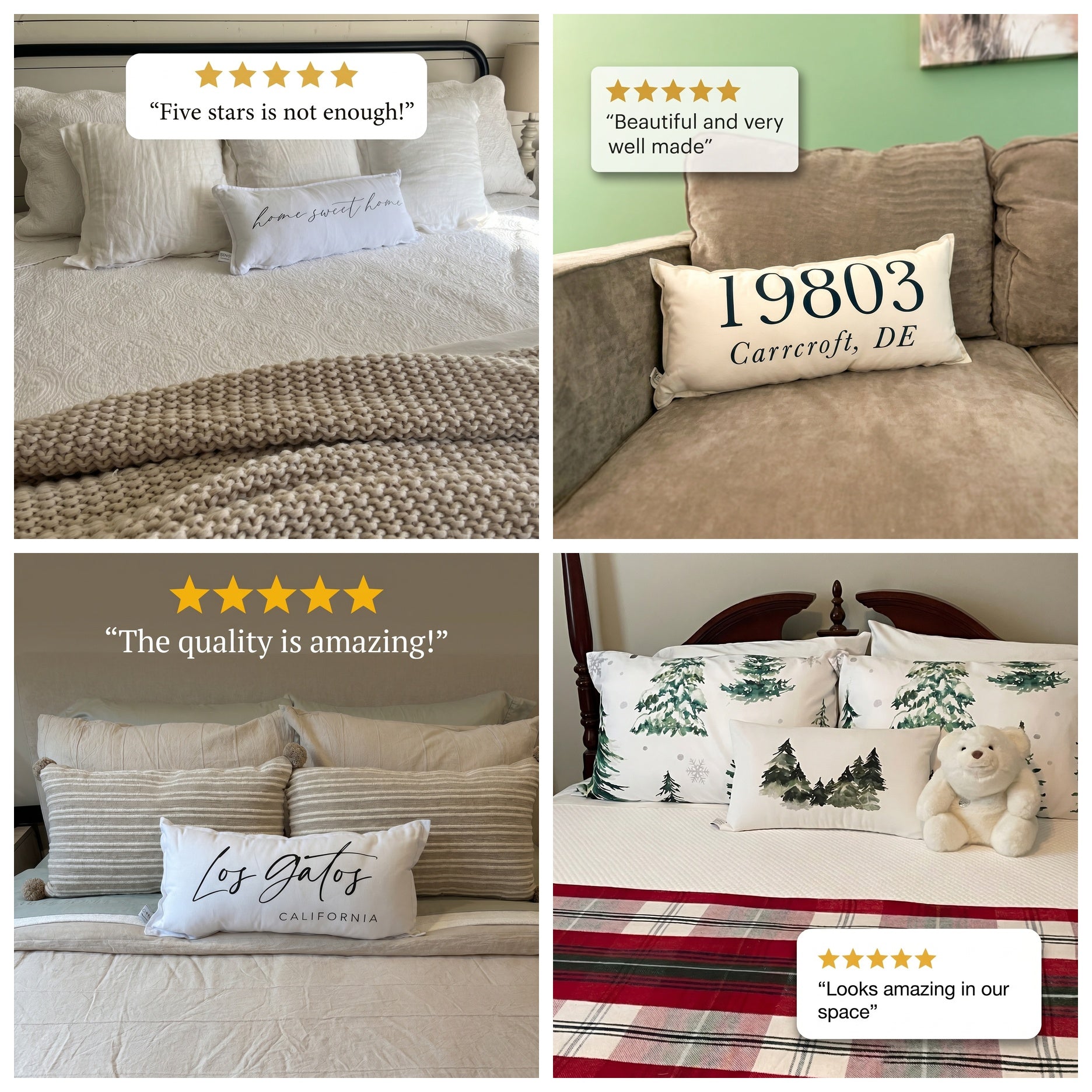 Lumbar Pillows - Let Your Glory Fill This House