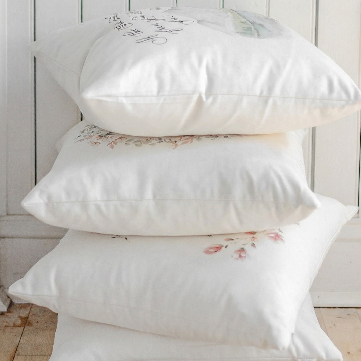 Beautifully Letting Go Fall Leaves Throw Pillow