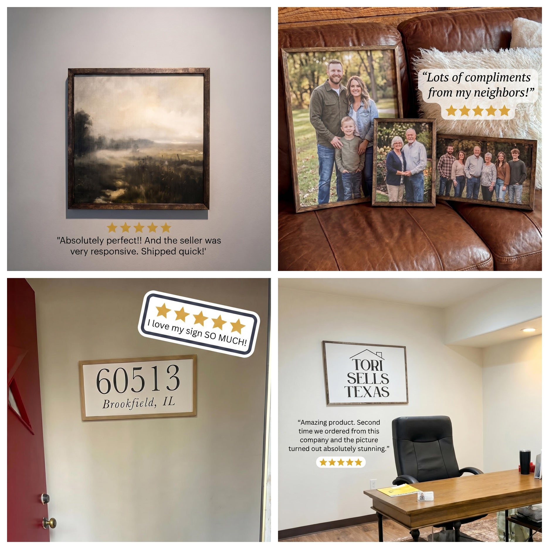 Personalized Wooden Frames - Custom Wood Framed Sign Order!