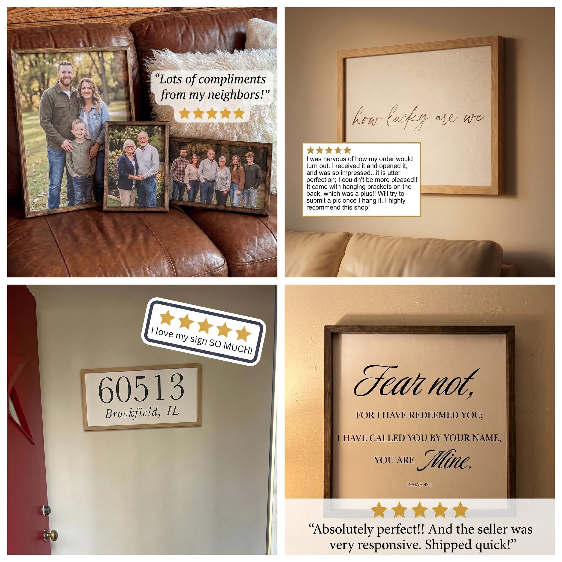 Wooden Frames - Flourish Wildflower