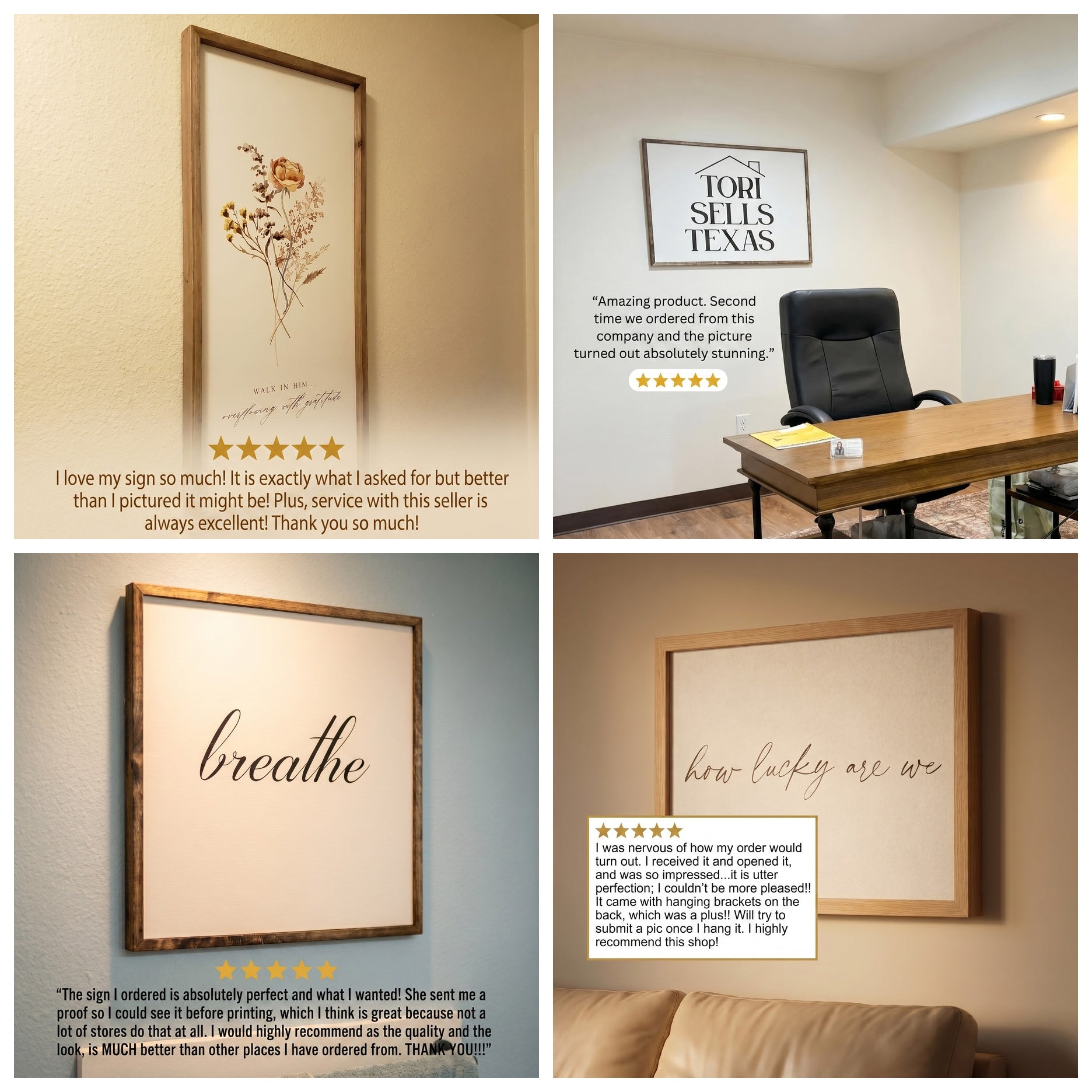 Wooden Frames - Fruits of the Spirit