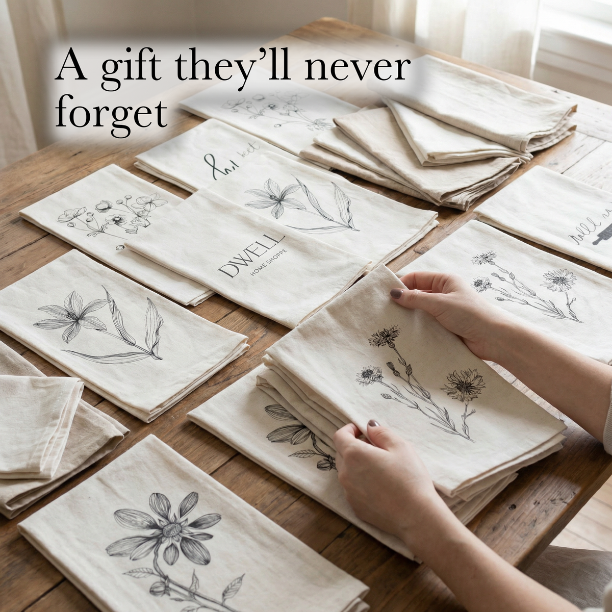 Tea Towel - Rejoice Rejoice Emmanuel