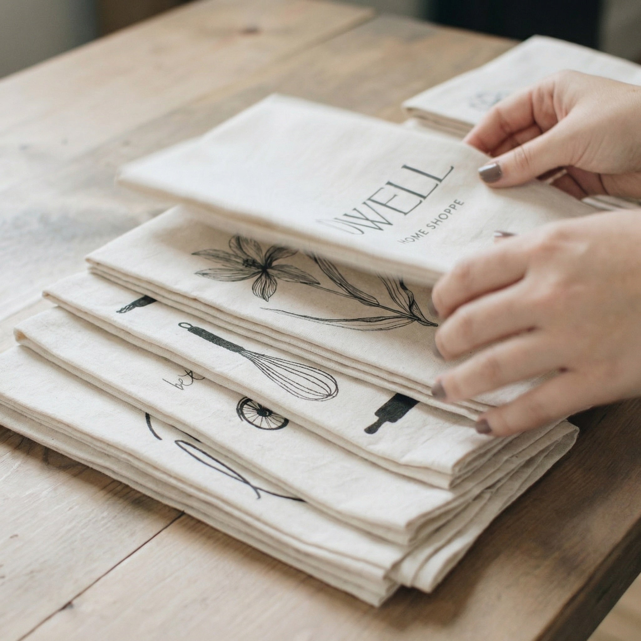 Tea Towel - Kitchen Tools Bundle