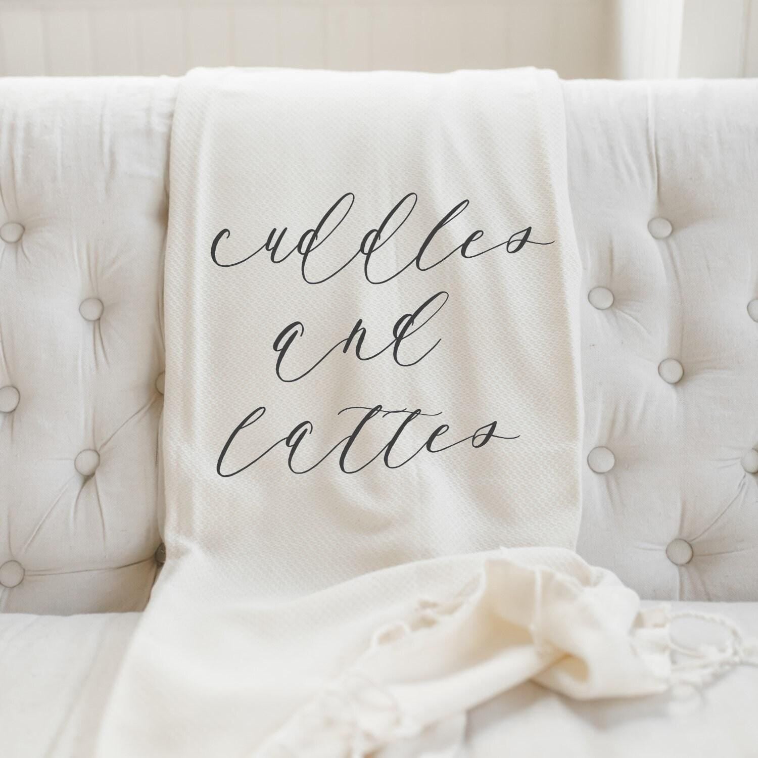 Throw Blankets - Cuddles and Lattes