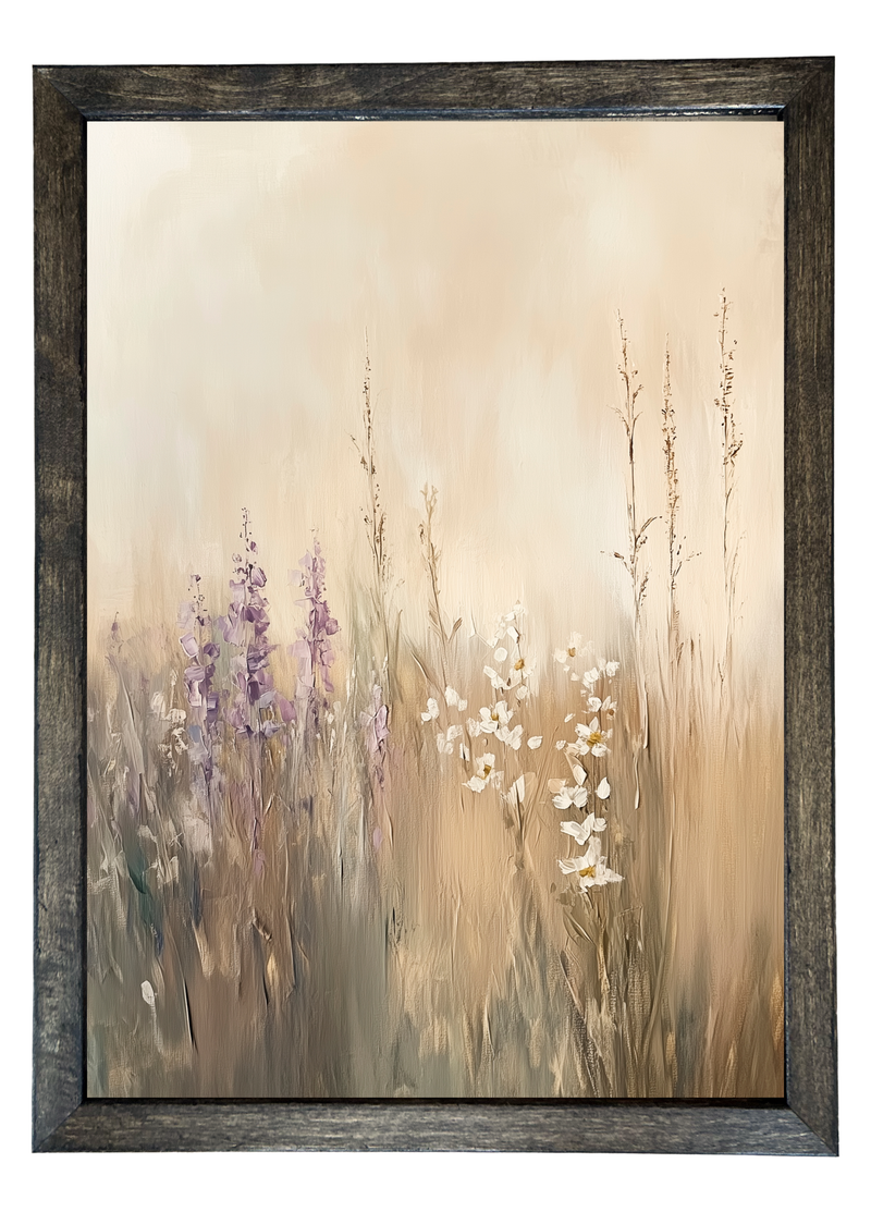 Lavender Wood Framed Print
