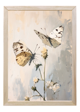 Butterfly Stem Wood Framed Print