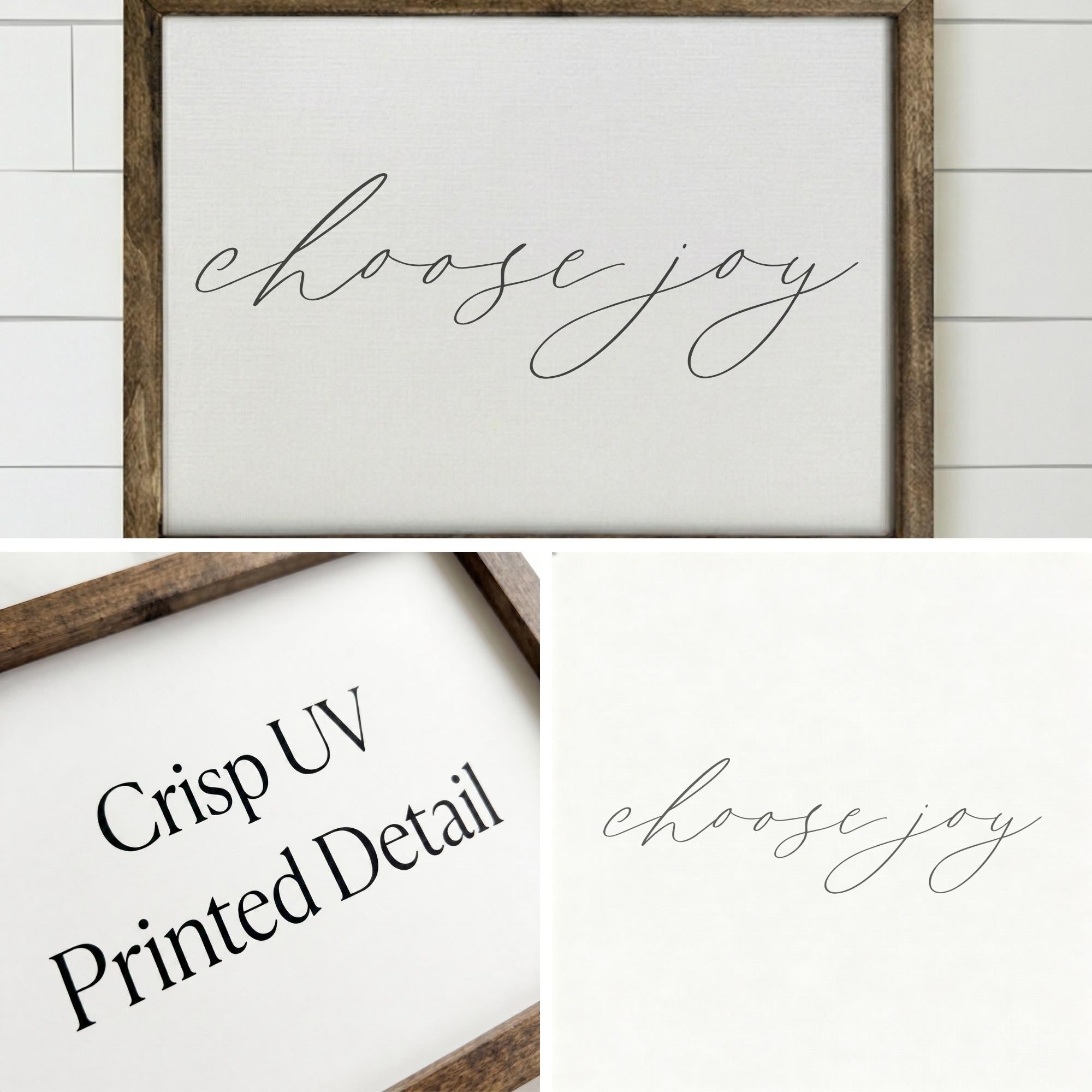 Wooden Frames - Choose Joy