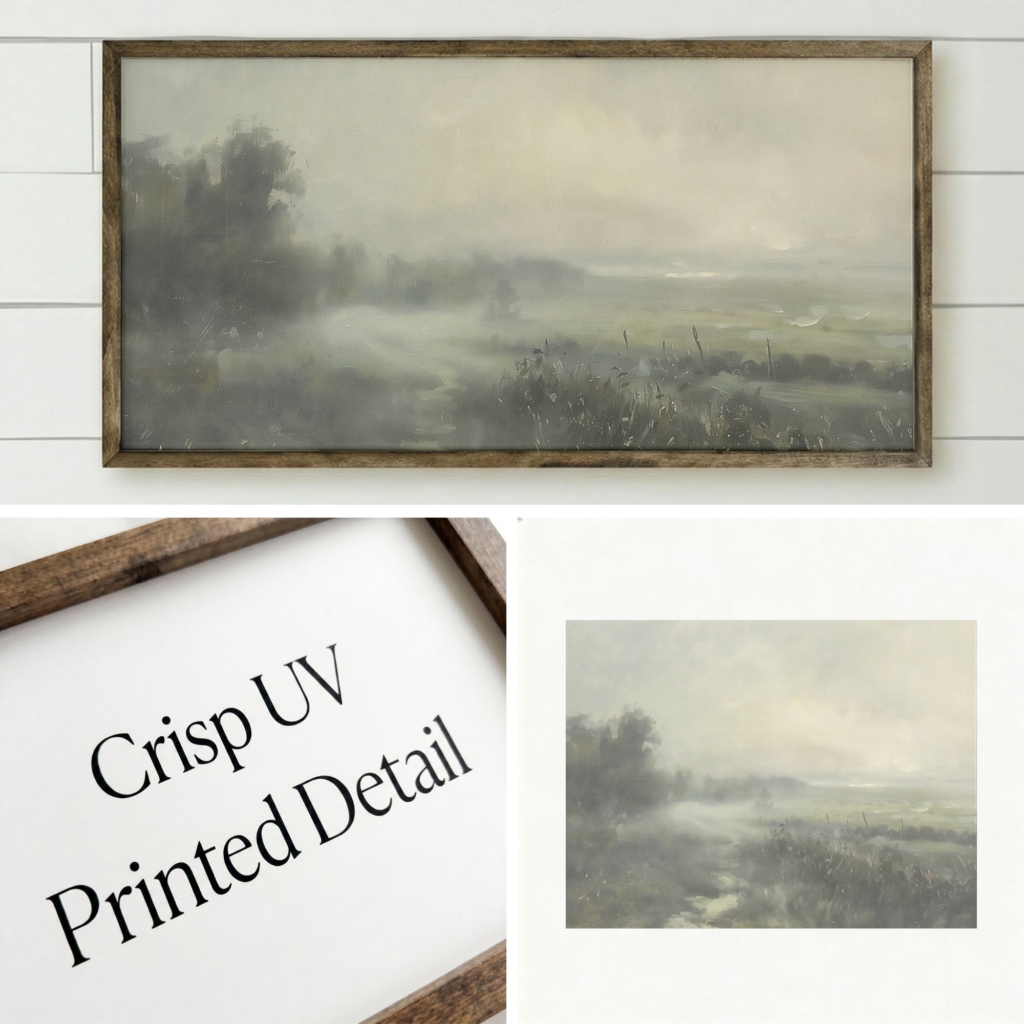Wooden Frames - Cool Toned Haze