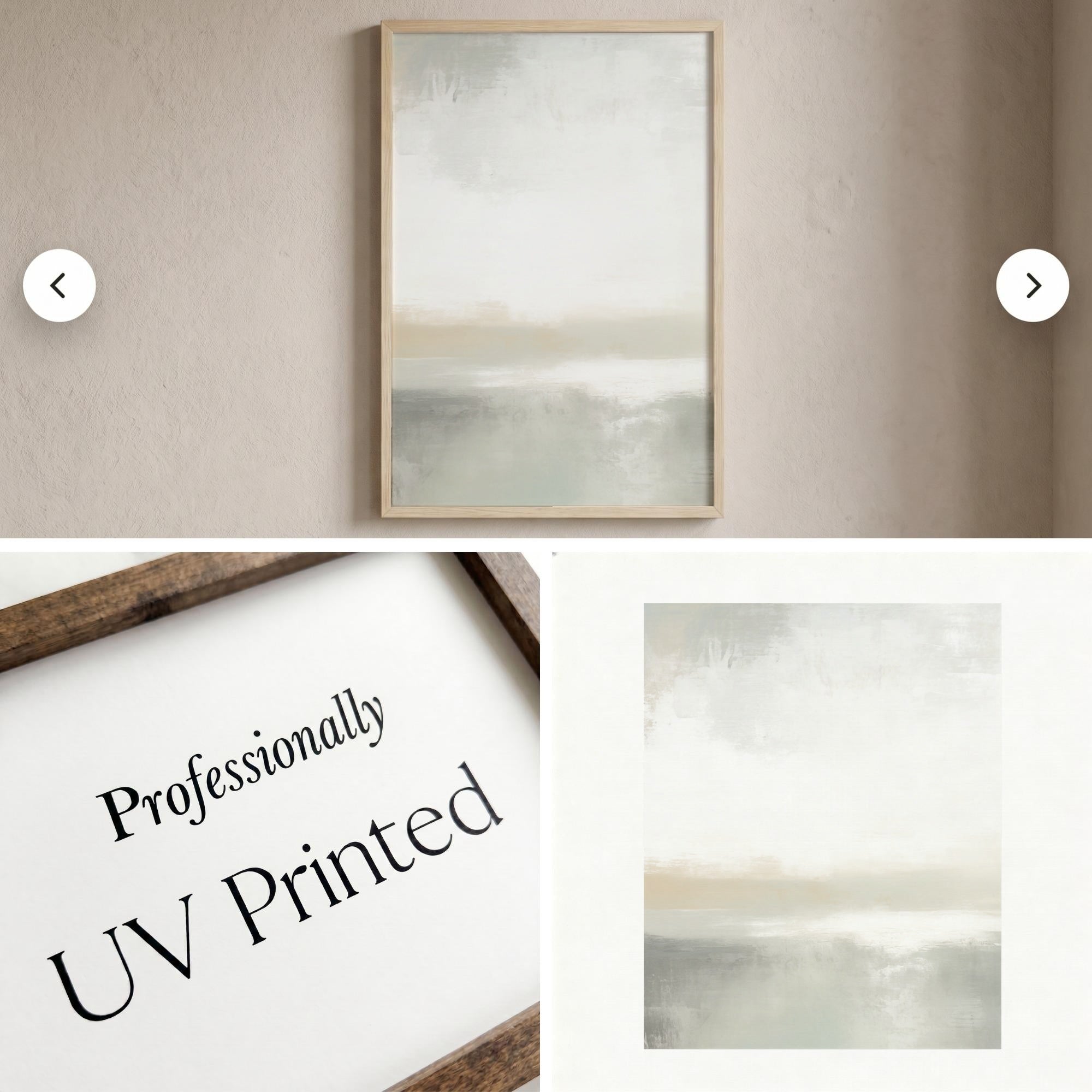 Wooden Frames - Abstract Blues