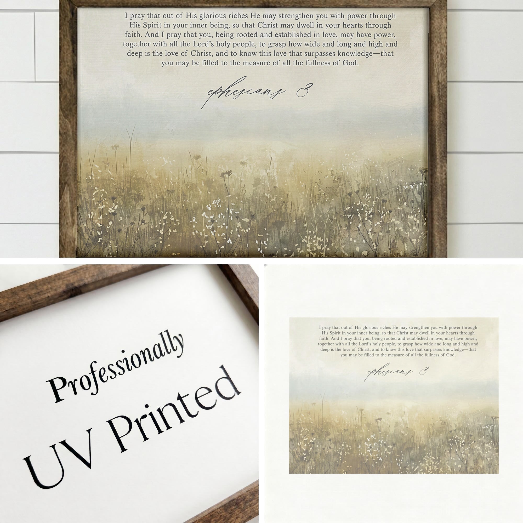 Wooden Frames - Ephesians 3