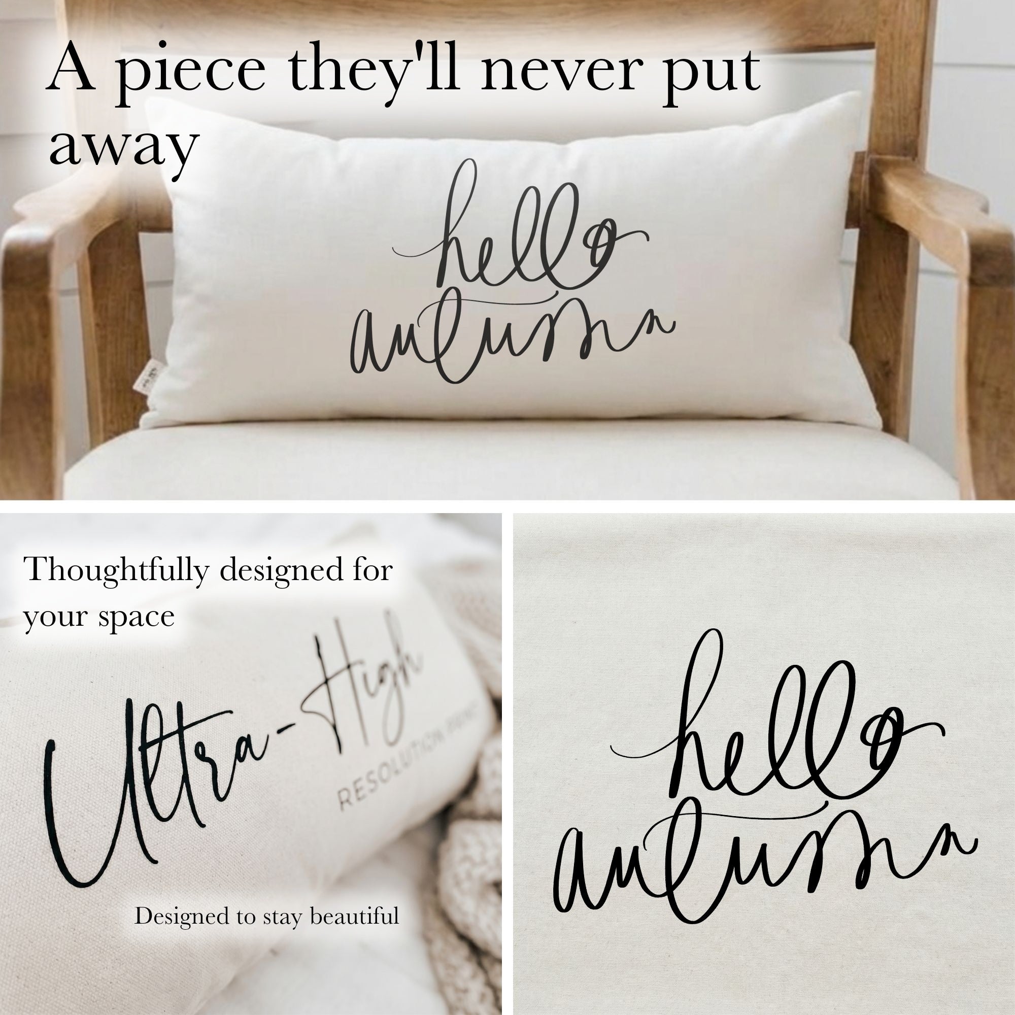 Lumbar Pillows - Hello Autumn