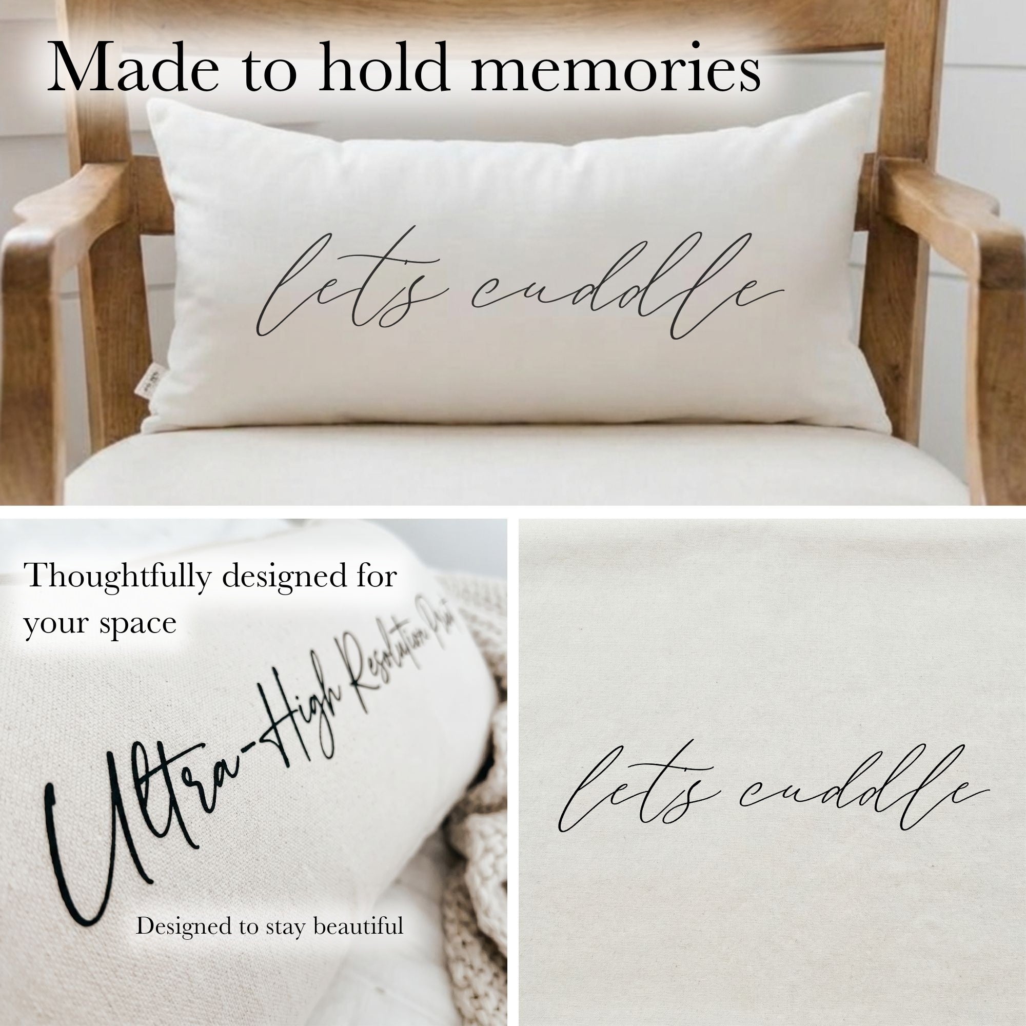 Lumbar Pillows - Let's Cuddle