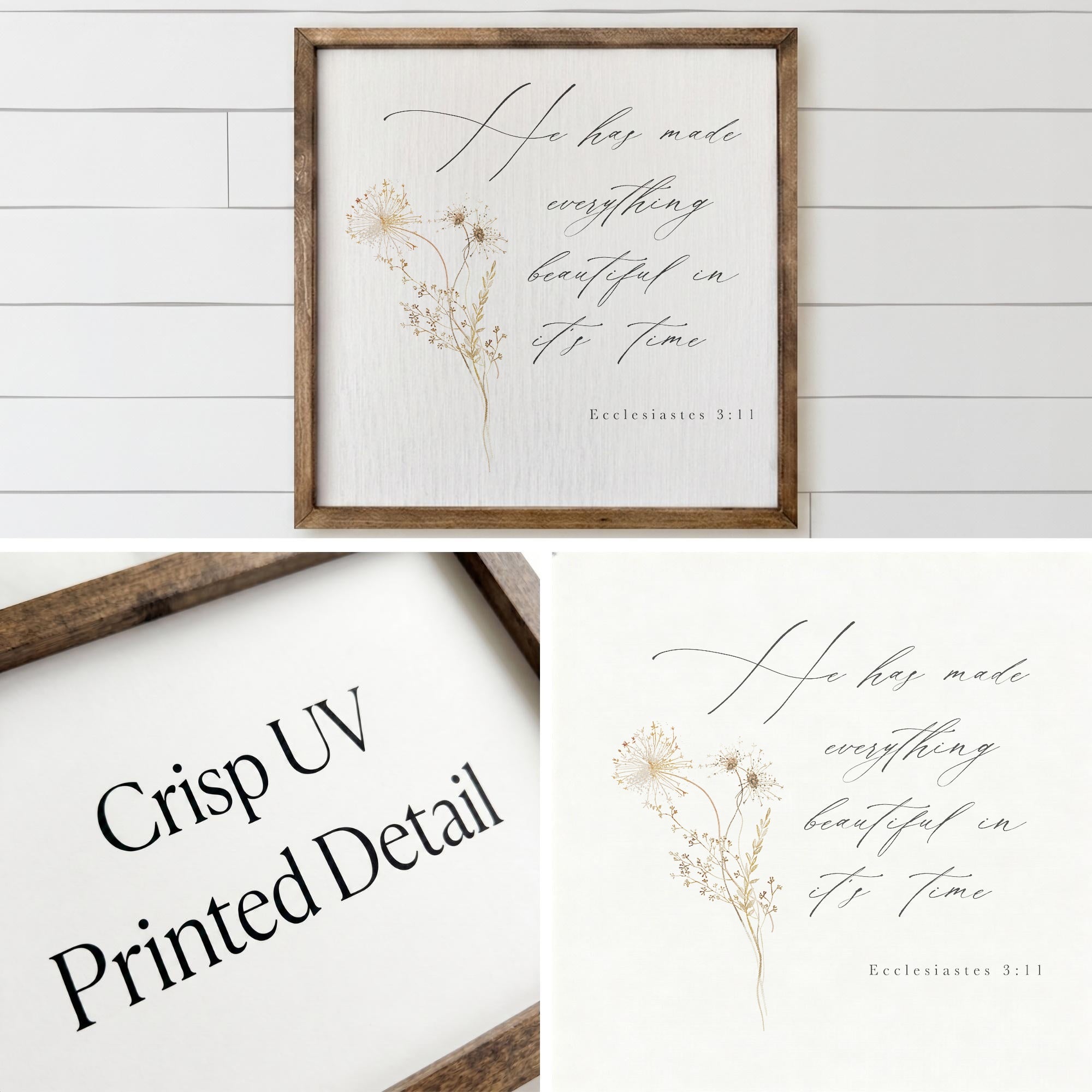 Wooden Frames - Ecclesiastes 3